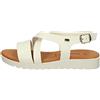 Valleverde Sandalo Donna Pelle 24101 Bianco Una Calzatura Comoda Adatta per Tutte Le Occasioni. Primavera Estate 2020. EU 36