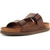 MEPHISTO scarpe uomo ciabatte NERIO DARK BROWN taglia 42 Marrone