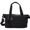 Kipling Borsa a tracolla da donna, Nero Noir, M