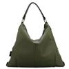Gabs Borsa a Spalla Grande Hobo, Verde Militare, Design Casual con Cerniera Centrale