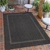 Carpetsale24 Tappeto Interno Esterno Tessitura Piatta Look Sisal con Bordo Impermeabile per Cucina Terrazza Soggiorno, Dimensioni: 80x150 cm