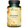 Vegavero Vitamina K2 + Calcio | 180 Compresse | 200 µg MK-7 all-trans | vegan