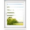 time4blinds - Tenda a Doppio Rullo senza Forature - Tende a Rullo Zebra - Bianco classico, 800x2000, Sinistra