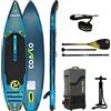 Coasto Set SUP gonfiabile Coasto Regent 11'8 Horizon, tavola ISUP 355x86 cm con pagaia inclusa