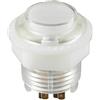 ISTOVO Interruttore A Pulsante per Macchine da Gioco In Plastica di Alta Qualità con Luce Illuminante 24mm, Tasto per Console di Gioco per Scheda Zero Delay. Parti per Macchine da Gioco