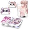 GALSOR Protettivo Pelle Decalcomanie Anime Console Per PS5 Disk Edition 2 Controller Pellicola Vinile Avvolge, Durevole, Resistente Graffi 14396 Senza Bolle E Senza Residui