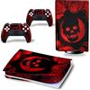 PDURMBUAB Nessuna Schiuma Nessuna Bolla Per PS5 Skin Disc Edition Anime Console E Controller Vinile Cover Skin Wraps Per PS 5 Disc Version 29434(6)