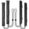 RHOTALL Cinturino da polso per joycon Switch 2 2025, cordino da polso per interruttore 2, accessori di ricambio ergonomici per controller Switch 2 joycon - Confezione da 4 nero