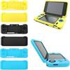 Tekmihat Custodia protettiva in silicone morbido per console 2DS XL LL (giallo)