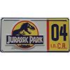 Fanattik JURASSIC PARK - Réplique plaque minéralogique '9.1x2.5x12.5cm'