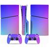 YLMKMVLCZC Pelle Decalcomania Per PS5 Slim Skin Disc Edition Console E Controller Vinyl Cover Skins Wraps Resistente Ai Graffi Compatibile No Shrinkage Forte Adesione 60614 Avvolgimento Della Pelle
