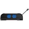 Generico Dock con ventola di raffreddamento RGB console per Switch 2, supporto di espansione HUB portatile, base del dissipatore di calore Accessori per il raffreddamento del gioco