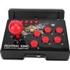 Plyisty Joystick Street Fight Stick, Controller di Gioco Cablato con Plug and Play di Tipo C per 1 2 PC
