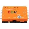 Qusedwey Adattatore Convertitore ODV-II Component/CVBS/S-Video A Component Ingressi di Ritardo per Accessorio Console di Gioco Retrò