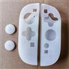 Generico Gamepad Gomma di silicone Custodia in pelle Controller di gioco Manicotto di protezione Console di gioco Guscio protettivo Gaming palmare copertura della protezione (translucent white)