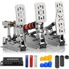 SIMSONN Plus X Sim Racing Pedals Pedali idraulici HE con per simulatore di corse su PC Supporto per reattore aptico (Plus X-P3-H3)