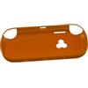 Generico Custodia per TRIMUI SMART PRO S, console di gioco Guscio protettivo in TPU, cover flessibile stampata in 3D antiurto (Arancione trasparente)