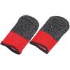 Housoutil 2pezzi Finger Sleeve Gaming Traspiranti in Nylon, Rosso