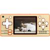 Eacam Console di Gioco Portatile a 64 Bit, Schermo Completamente Attrezzato HD IPS OGA da 2,4 Pollici, Supporta 13 Emulatori, Interfaccia Utente Personalizzabile per Giochi di Lun (Arancia)