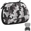 GEEKRIA Custodia di archiviazione compatibile con 8BitDo Pro 2, Ultimate, 2C, controller wireless Dual Sense 2.4G, copertura protettiva per giochi, borsa da viaggio portatile (Camouflage)