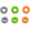 Generico 6 pezzi Anelli di precisione per controller Gamepad 3D Analog Stick Enhancement Aim Assist Motion Control Anti-usura Anti-drift Anello tampone per PS5/PS4/XBOX/SwitchPRO