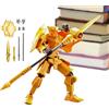 Generic Action Figure 3D | Robot articolato 3D - Figure di azione robot articolate, oggetti da collezione unici per la decorazione della scrivania