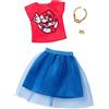 Barbie Super Mario Red Top and Blue Bottom Fashion Pack