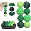 RCYHCY 8 pezzi Giocattoli magnetici Fidget, Magnetic Balls Stress Ball Silicone Sensory Toy, attrazione magnetica Stress Balls con copertura in silicone, Quiet Desk Giocattoli per Adulti e Bambini (B)