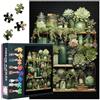 TISHIRON Puzzle con piante verdi, 1000 pezzi, per adulti, puzzle sfidanti per uomini e donne, 1000 puzzle per adulti, giochi educativi per la casa (70 x 50 cm)