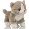 Uni-Toys - Gatto bambino (grigio), in piedi - 13 cm (altezza) - Gattino di peluche - Peluche peluche, peluche HT-30305