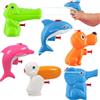 Mecctuck Pistola ad Acqua, 6 Pezzi Pistole ad Acqua per Bambini, Pistola a Spruzzo ad Acqua, Fucile Acqua, Pistole ad Acqua Piccole, Mini Pistola ad Acqua per Bambini, Giocattolo Estivo, Piscina