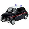 Generisch Welly Modello Auto Compatibile con FIAT Nuova 500 Carabinieri Polizia 1957-1975 ca 1/34-1/39 Metal Model Auto The Cast Nuovo in Scatola
