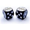 BESCON DICE Bescon - Dadi di precisione professionali, colorati, con angoli arrotondati, 14,3 mm, in tinta unita, 14,3 mm, colore nero