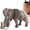 Generico Statuina Elefante - Giocattolo Educativo Modello Elefante,Scultura Realistica Decorativa Per Apprendimento Precoce Adatta A Soggiorno Giardino Camera