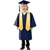 Generico Set Toga e Tocco per Bambini Ragazzi e Ragazze 2026 Costume Laurea con Chiusura Bambini Unisex con Toga Tocco e Nappa Studenti Elementare Medi Linea Travestimento 4-12 Anni