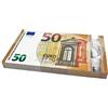 Scratch Lover Scratch Cash Dimensioni Ridotte al 75%, Banconote Finte 100 x 50 Euro, Fac-Simile Euro