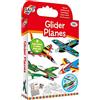 Galt Toys, Glider Planes, Craft Kit for Kids, Ages 5 Years Plus | Set di attività con 4 set di parti di aereo, 8 penne in fibra lavabili e foglio di adesivi, divertenti kit creativi per