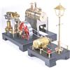 Generic SE-01 Kit modello motore a vapore Stirling, kit motore a vapore in metallo, fascio stazionario modello motore Stirling, assemblaggio meccanico fai da te generatore Stirling Kit scientifico regalo per