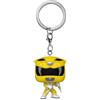 Funko Pop! Keychain: Mighty Morphin Power Yellow Rangers 30th - YLW Yellow Ranger - Power Rangers TV - Mini Figura in Vinile da Collezione Novità Portachiavi - Riempitivi per Calze - Idea Regalo