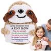 Generic Uncinetto Positive | Patata di supporto emotivo - Simpatico bradipo supporto emotivo peluche - divertente decorazione da scrivania per donne, uomini, marito, moglie