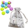 Generico Gioco coreano Gonggi, gioco tradizionale coreano Gong gi, set di ciottoli di pietra Gonggi Jack, pietra Gonggi, jack coreano, 10 pezzi + borsa