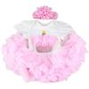 Scnbom reborn bambole vestiti per 45-60cm silicone femmina vere bambola toddler originali bambolotti maschio parti (Pink Gonna 2pcs Set)