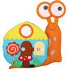 Jolly Designs Travel Buddy Schnecke - Quiet Book a partire dai 18 mesi | Montessori - Giocattolo motorio con cerniere, stimola le abilità motorie fini, sensoriali e il gioco autonomo