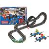 Carrera - 20062492 - GO!!! Mario Kart Mach 8 Set Pista da Corsa e Due Macchinine con Mario e Luigi, Gioco Adatto per Bambini dai 6 Anni, Multicolore