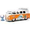 Jada STITCH 1961 VW BEETLE 1:24 modellino in scala pressofuso con figura
