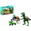 Playmobil Dinos, Tiranosaurus Rex con esploratrice 71588, da 4 anni