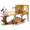 schleich WILD LIFE | Campo base WILD LIFE 42507 | 68 pezzi | Set da gioco dai 3 anni | set con personaggi, numerose funzioni e tanti accessori | figure realistiche di animali