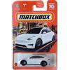 Matchbox Tesla Model Y, Auto Elettrica Portatile, 70 Anni 89/100 [Bianco]