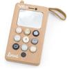 Mainely Personalizzabile Telefono in Legno - Gioco di Ruolo e motricità fine - per Bambini dai 12 Mesi in su - Personalizzato con Nome - Tryco