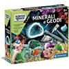 Clementoni Scienza e Gioco Lab - Minerali e Geodi, Gioco Scientifico per Bambini 8+ Anni, Set di Mineralogia con Mattone e Strumenti per Scavare, Made in Italy, Lingua Italiana, 19350